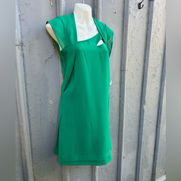 The Kooples Modernist Green Dress, size xxs - Picture 3 of 10